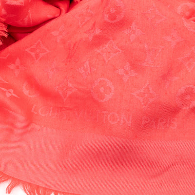 Monogram Shawl Pink