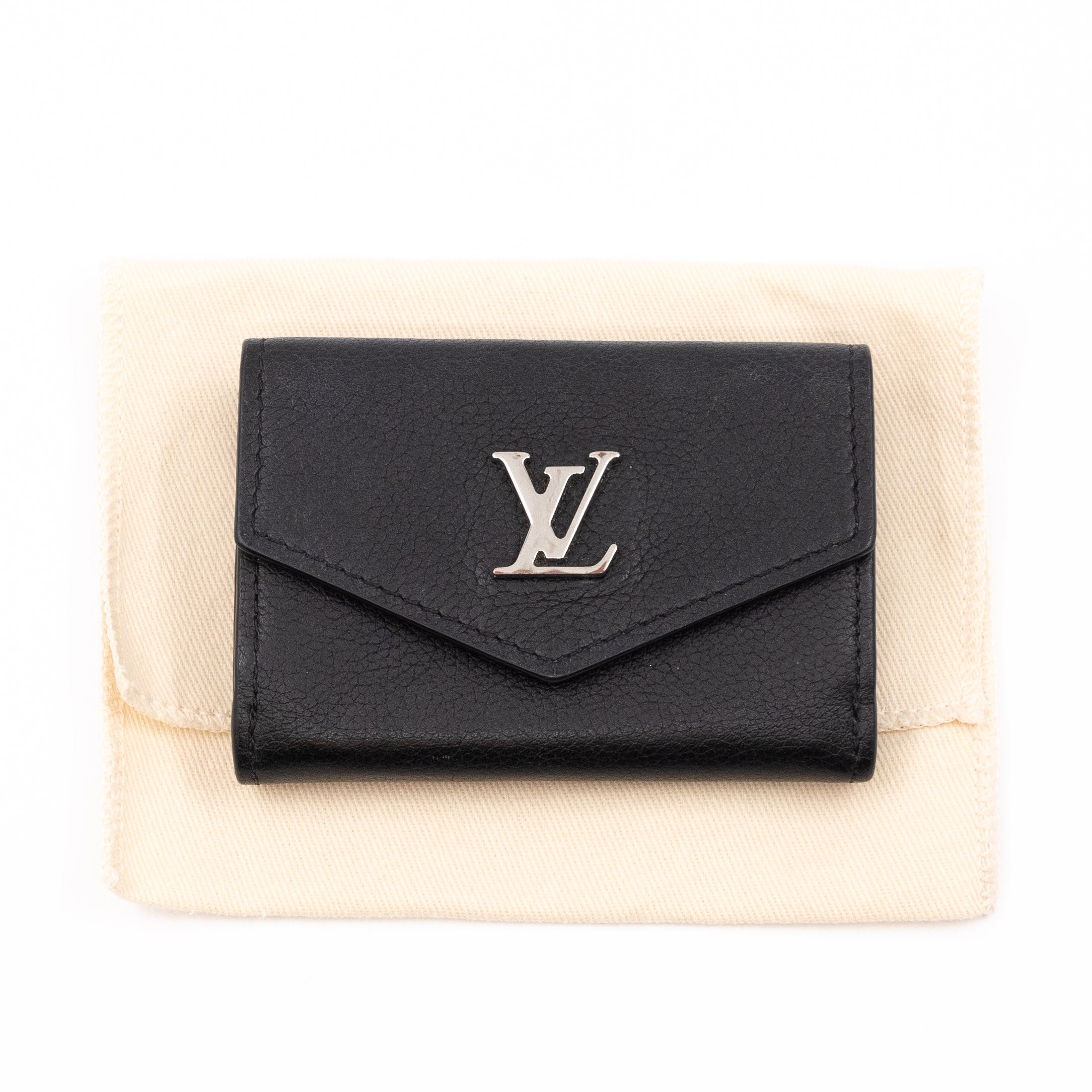 Lockmini Wallet Black Leather