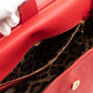 Sicily Large Red Dauphine Leather