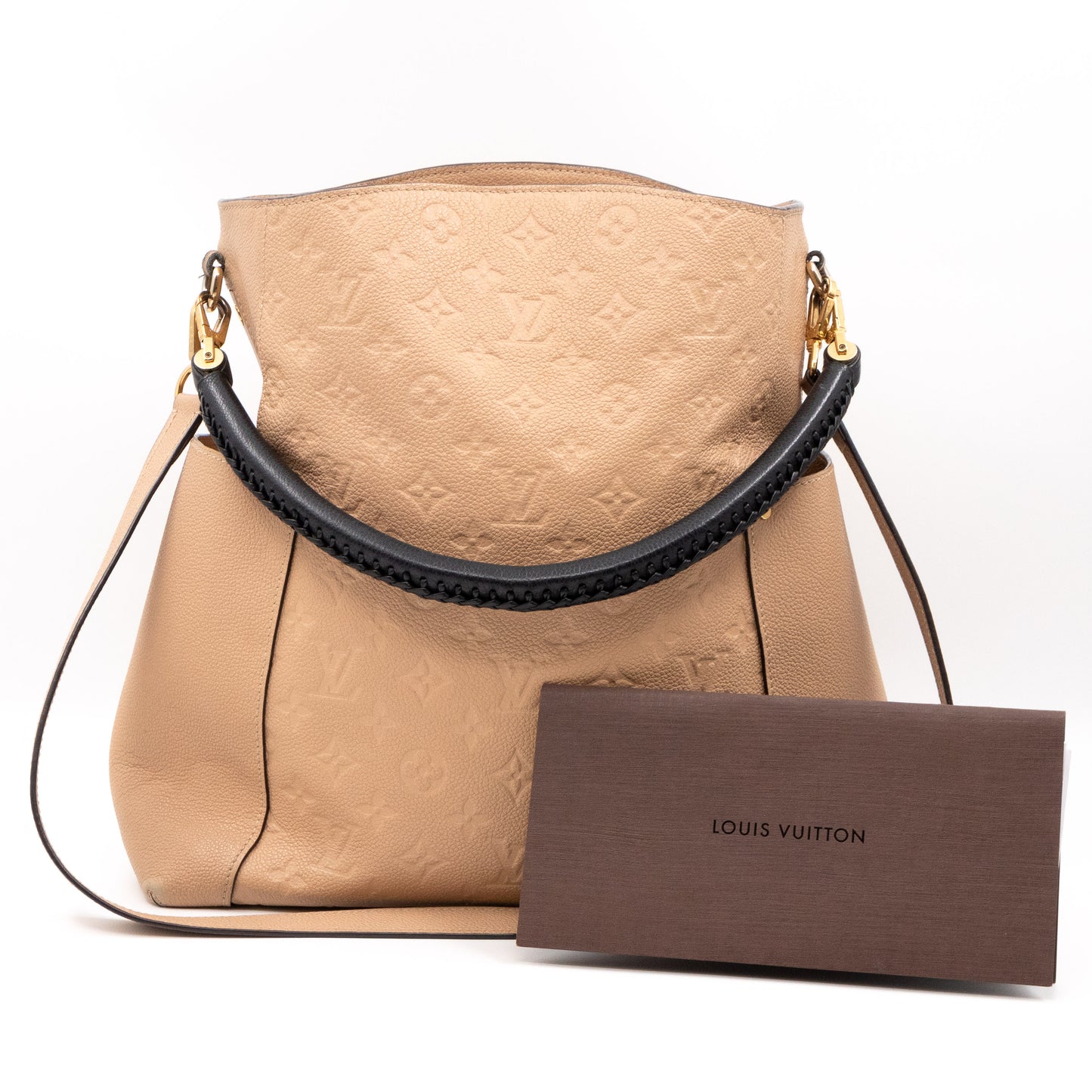 Bagetelle Hobo Monogram Empreinte Dune