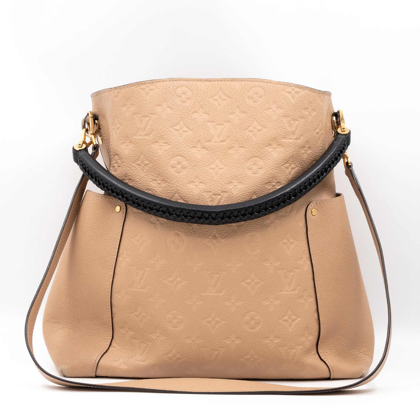 Bagetelle Hobo Monogram Empreinte Dune