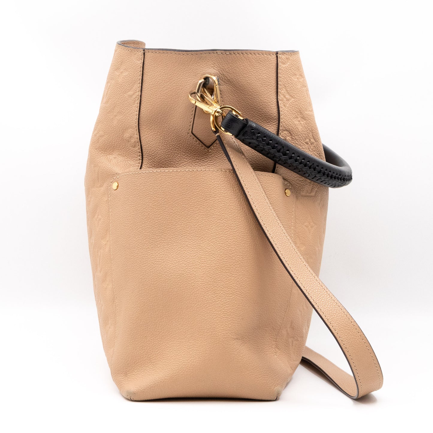 Bagetelle Hobo Monogram Empreinte Dune