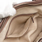 Soho Two Way Shoulder Bag Rose Beige Leather