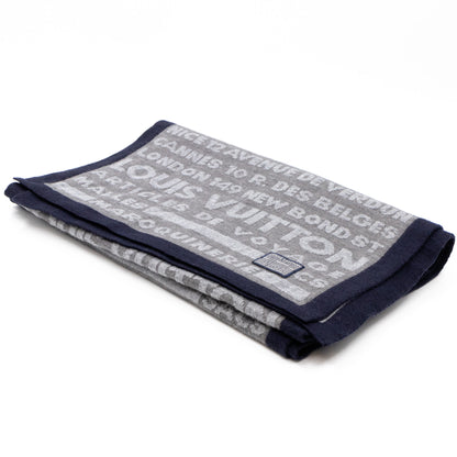 Articles De Voyage Scarf Gray Wool