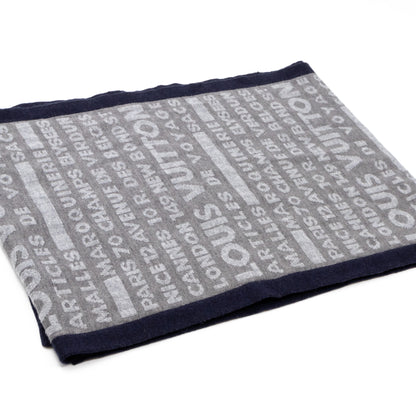 Articles De Voyage Scarf Gray Wool