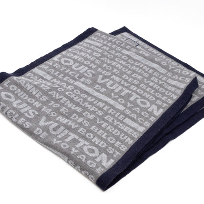 Articles De Voyage Scarf Gray Wool