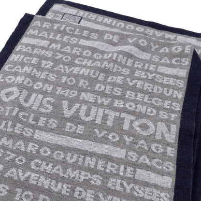 Articles De Voyage Scarf Gray Wool