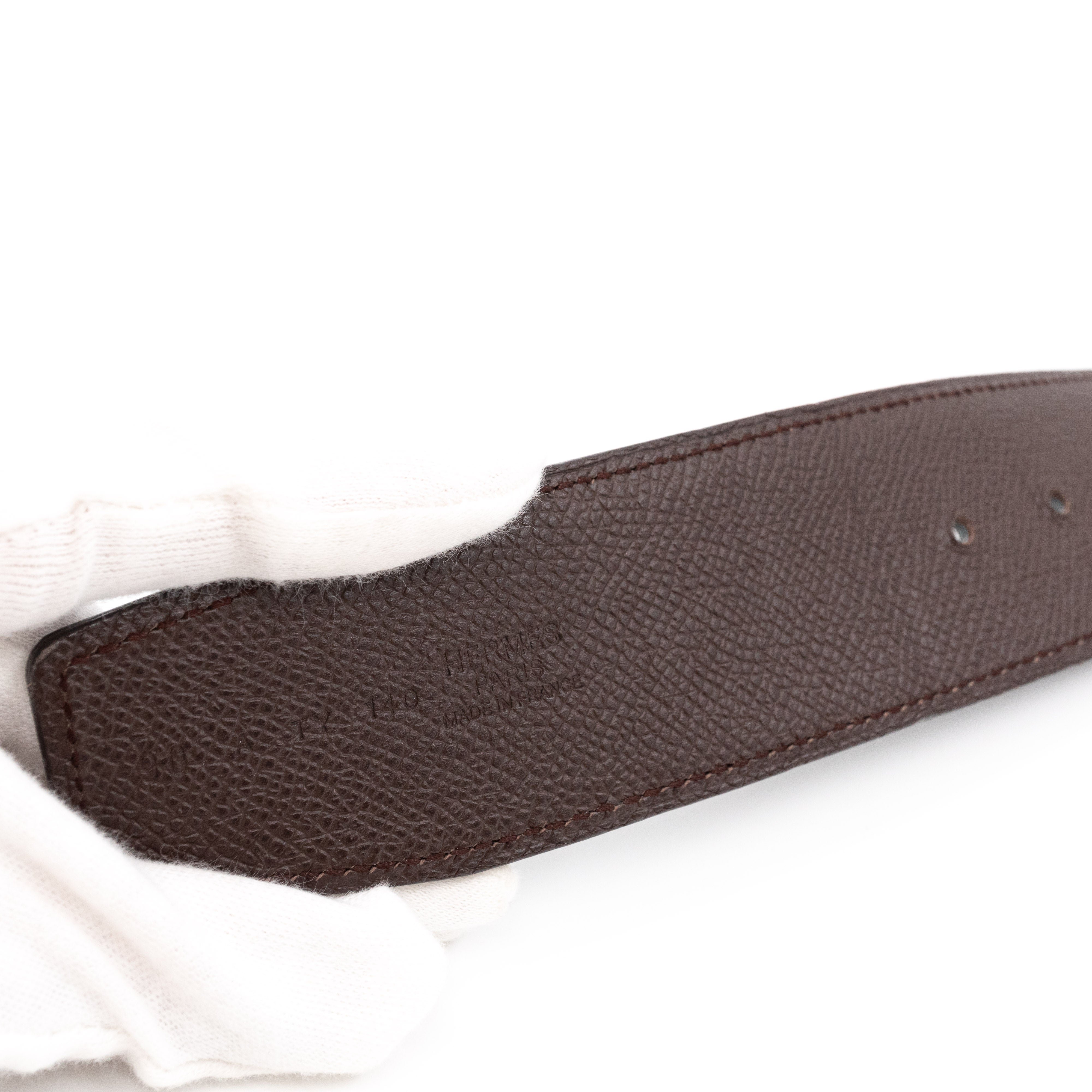 Constance H Buckle Reversible Belt 90 cm Black & Brown