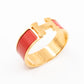 Clic Clac H Bracelet Red Gold