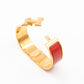 Clic Clac H Bracelet Red Gold