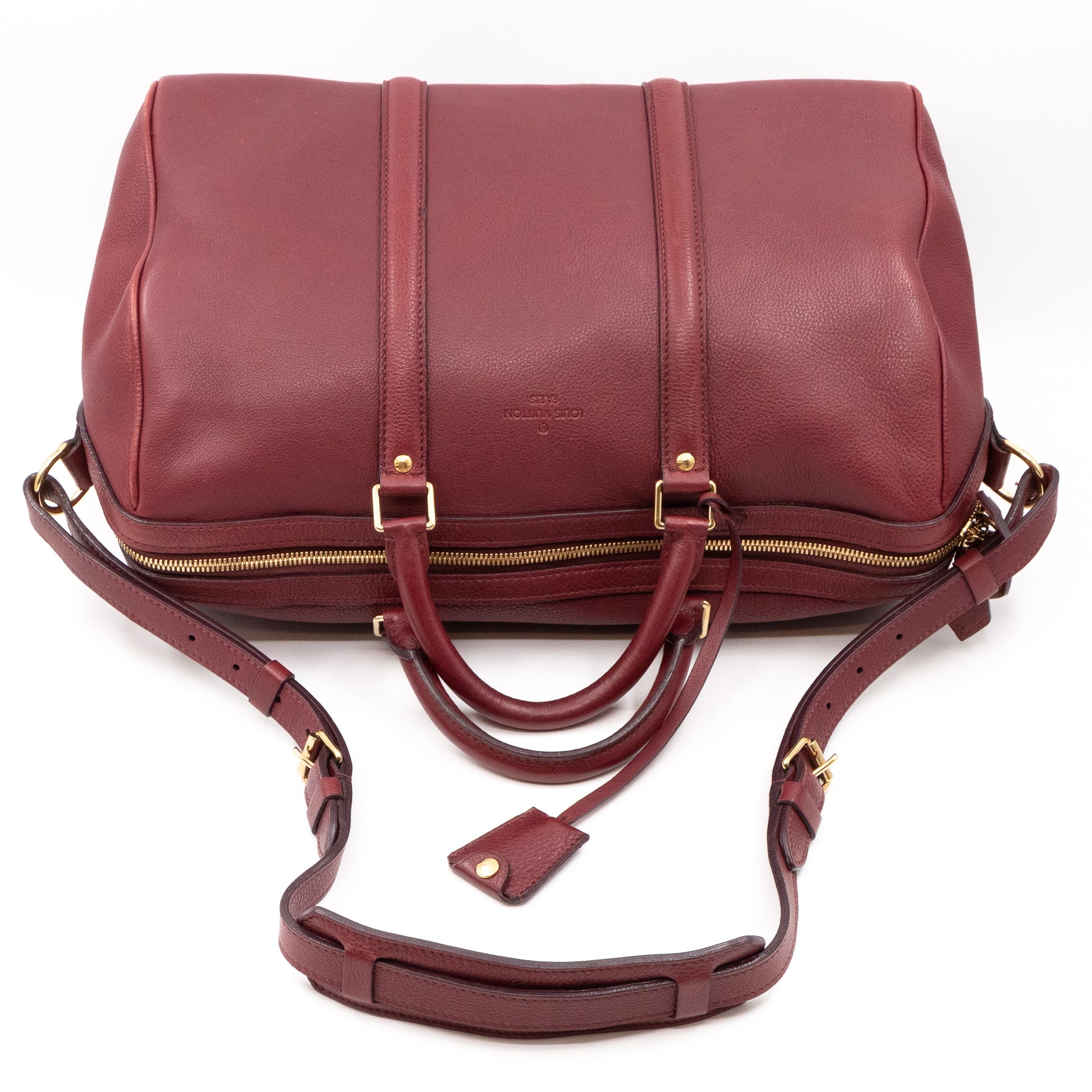 Louis Vuitton - Authenticated Sofia Coppola Handbag - Leather Burgundy Plain For Woman, Very Good condition