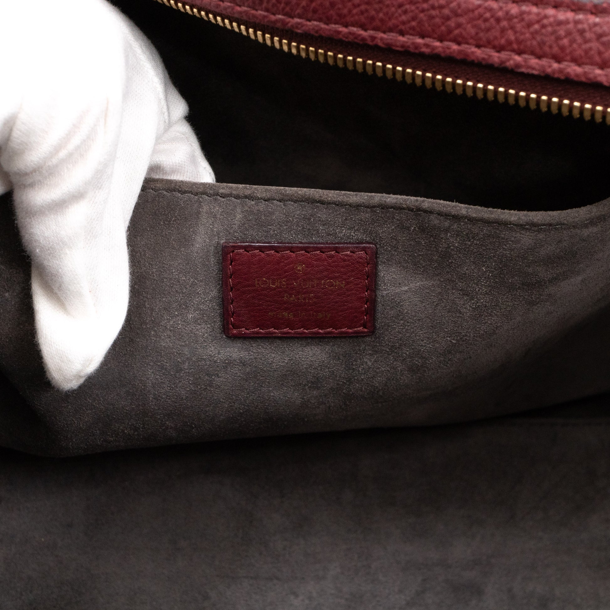 Louis Vuitton Dark Red Jasper Calf Leather Sofia Coppola SC Bag GM Speedy  861632 at 1stDibs