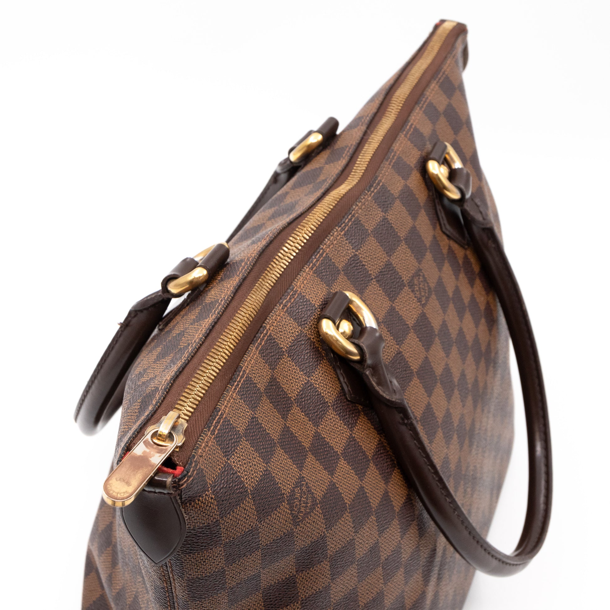 Louis Vuitton Damier Azur Saleya MM Zip Tote Bag 87lz56s