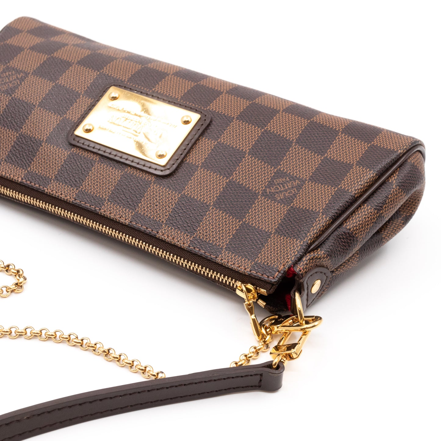 LOUIS VUITTON DAMIER EBENE EVA CLUTCH BAG (2009) - CRTBLNCHSHP