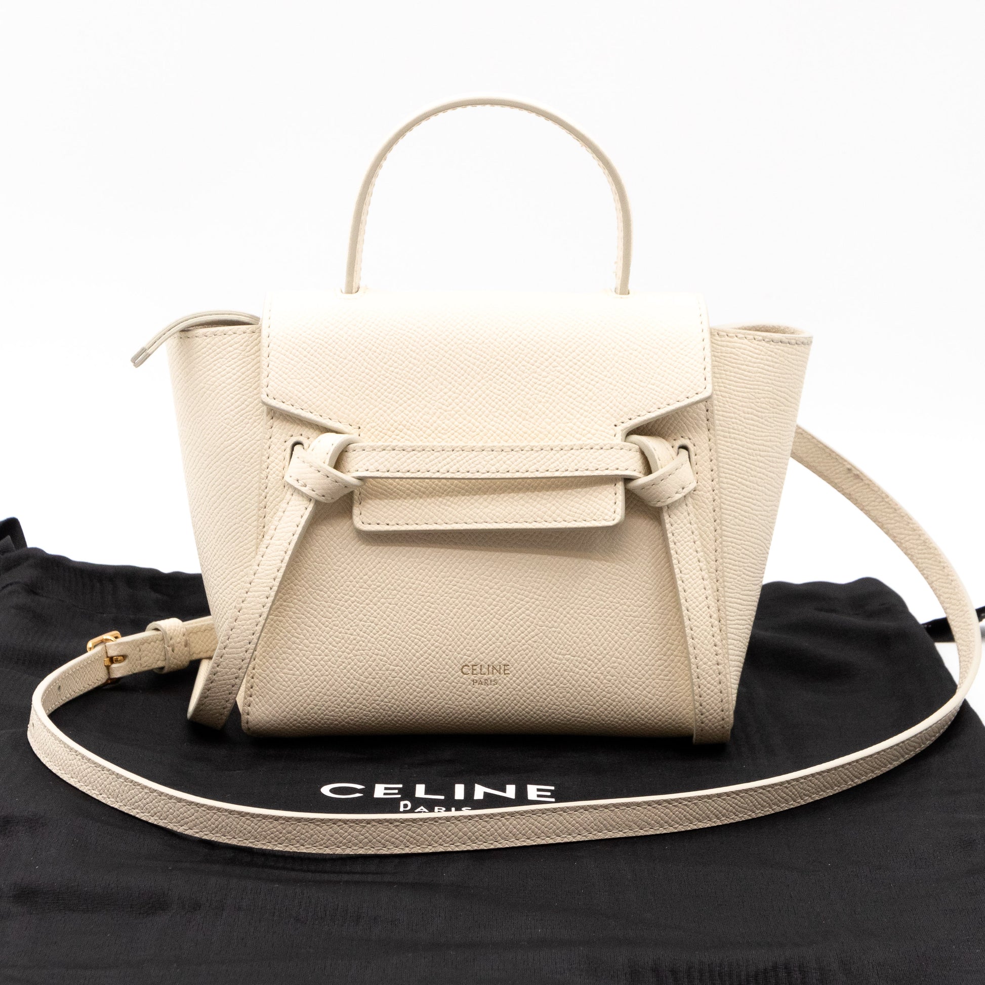 Bag model Pico, in cream leather 15 x 17 cm Good condi…