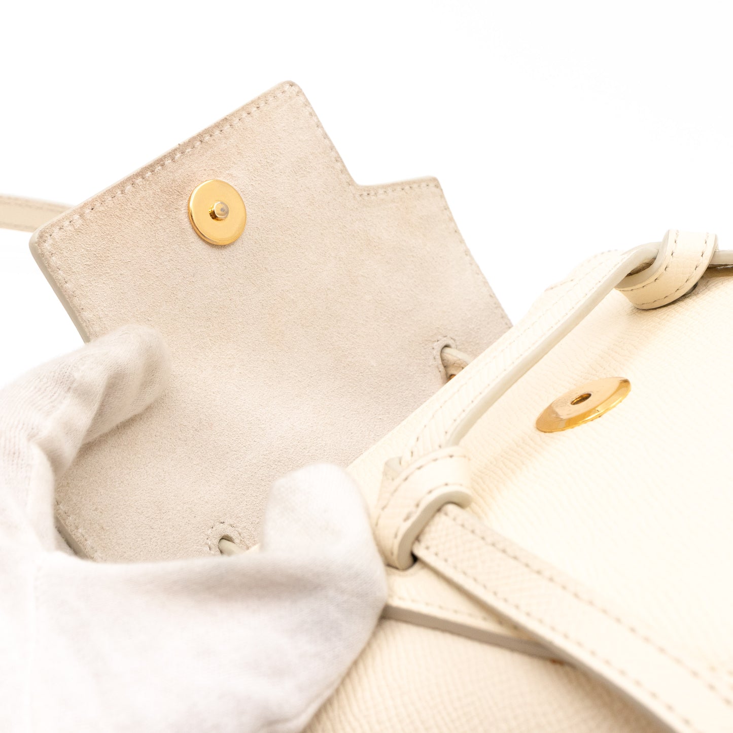 Pico Belt Bag Ecru Leather