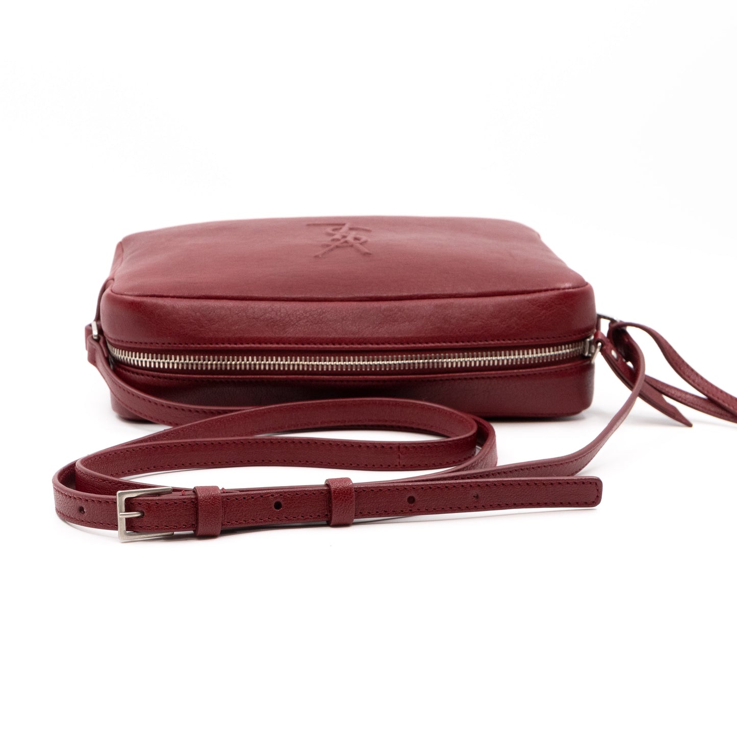 Lou Camera Bag Burgundy Leather