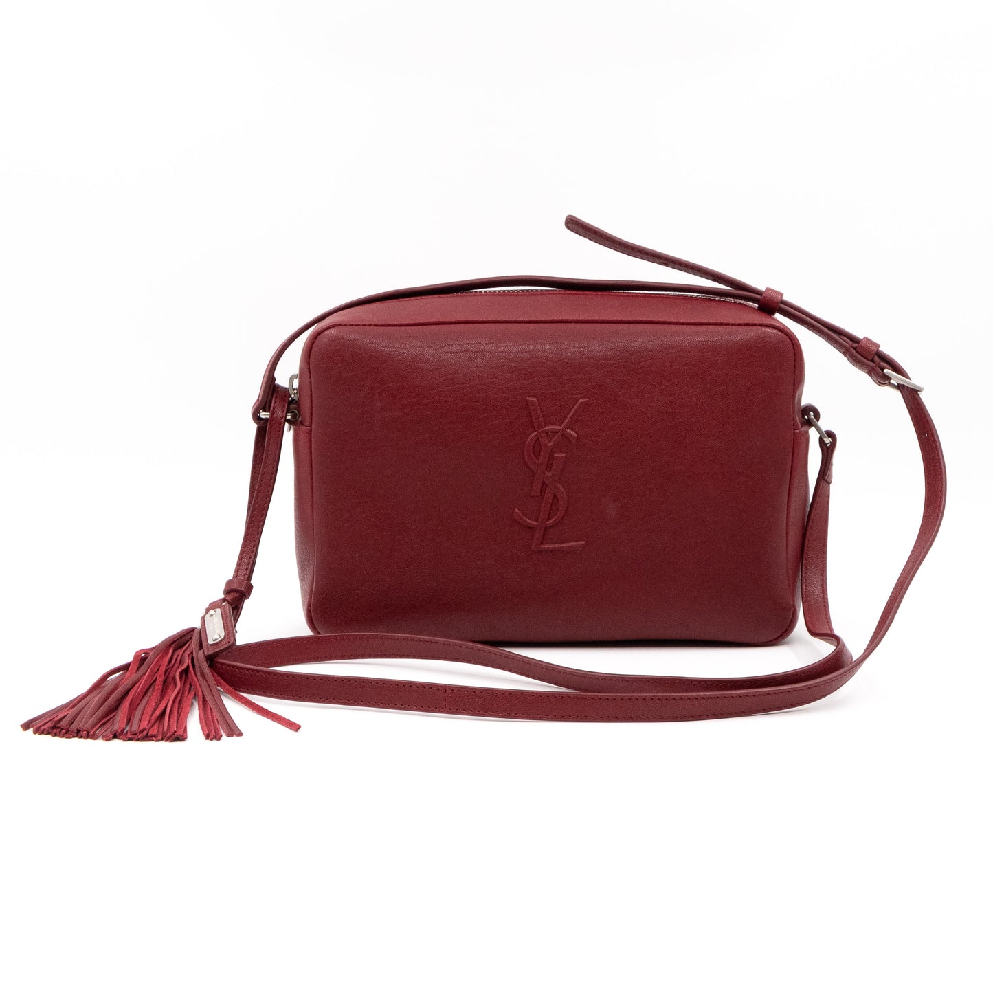 Lou Camera Bag Burgundy Leather