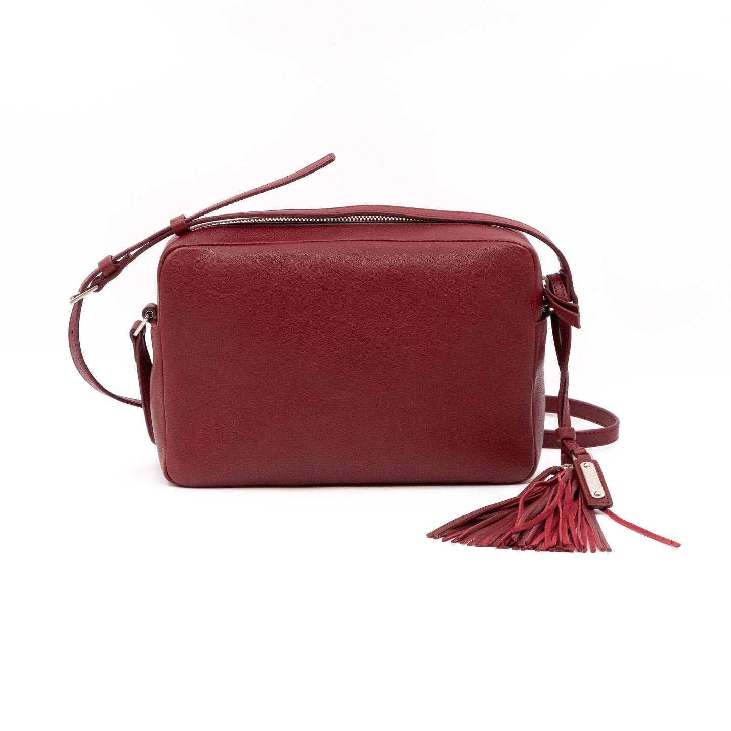 Lou Camera Bag Burgundy Leather