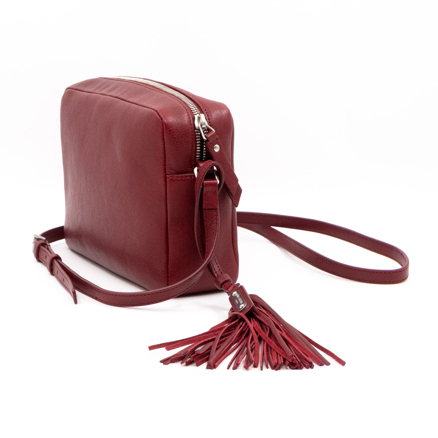 Lou Camera Bag Burgundy Leather