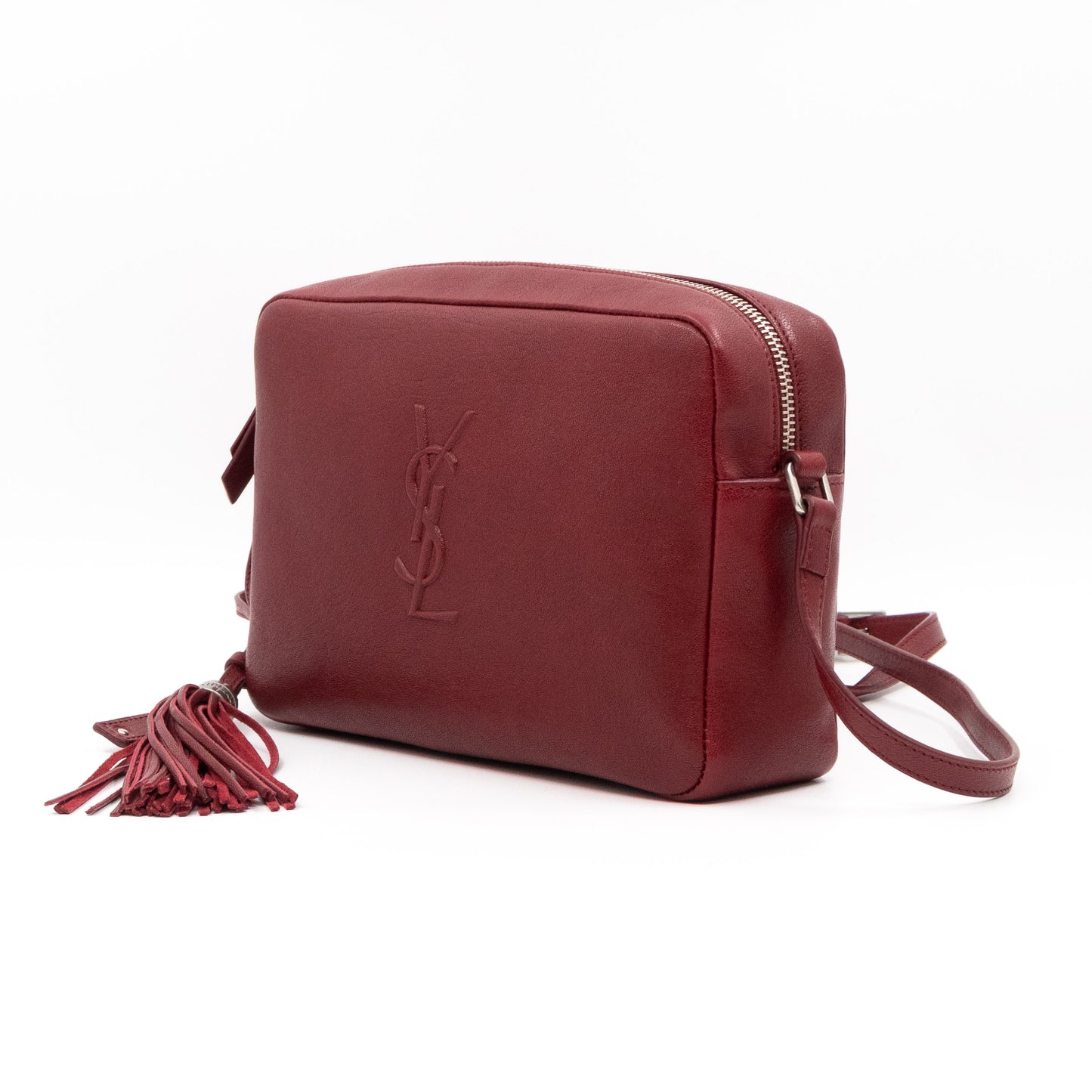 Lou Camera Bag Burgundy Leather