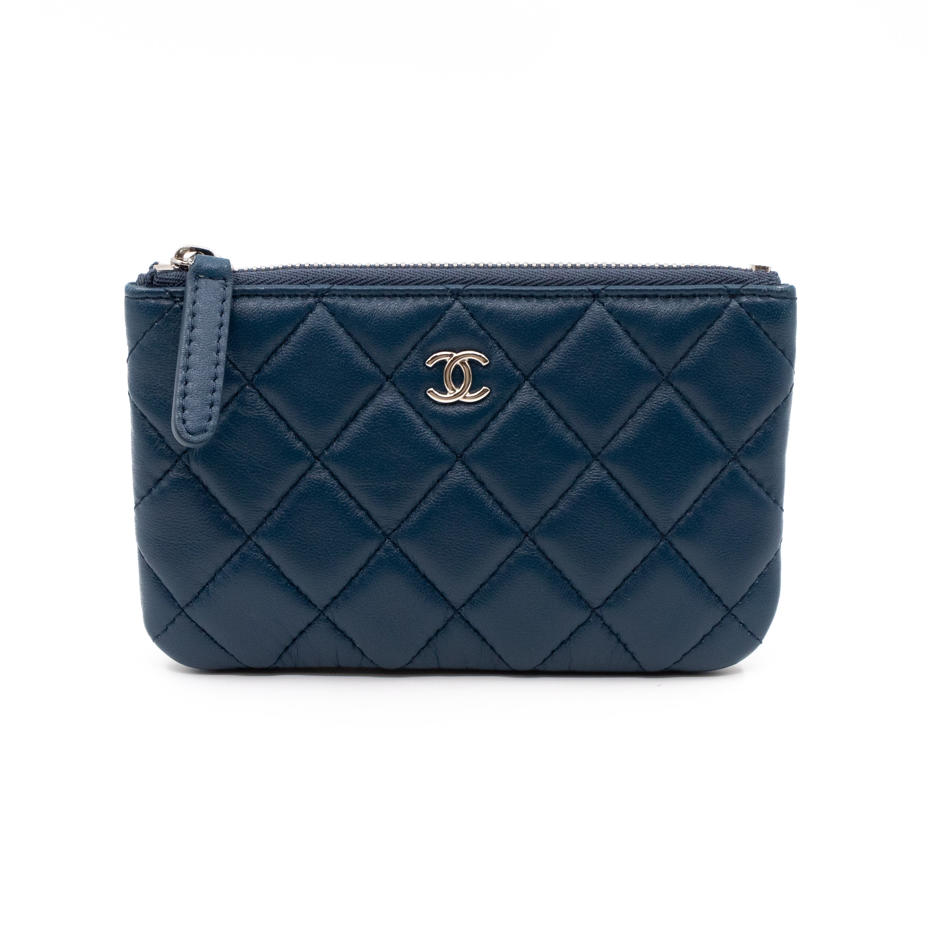 Classic Mini O Case Navy Blue Leather