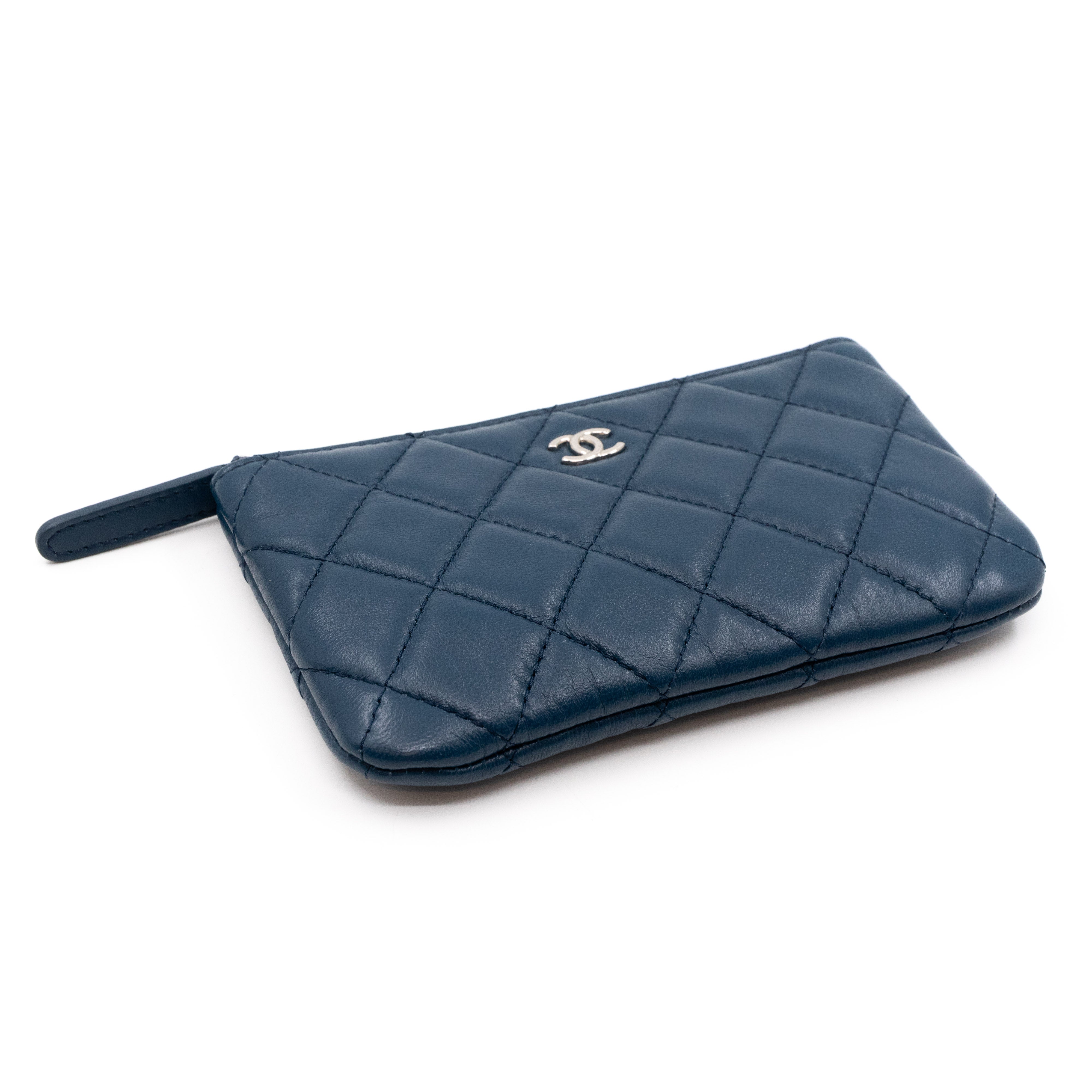 Classic Mini O Case Navy Blue Leather