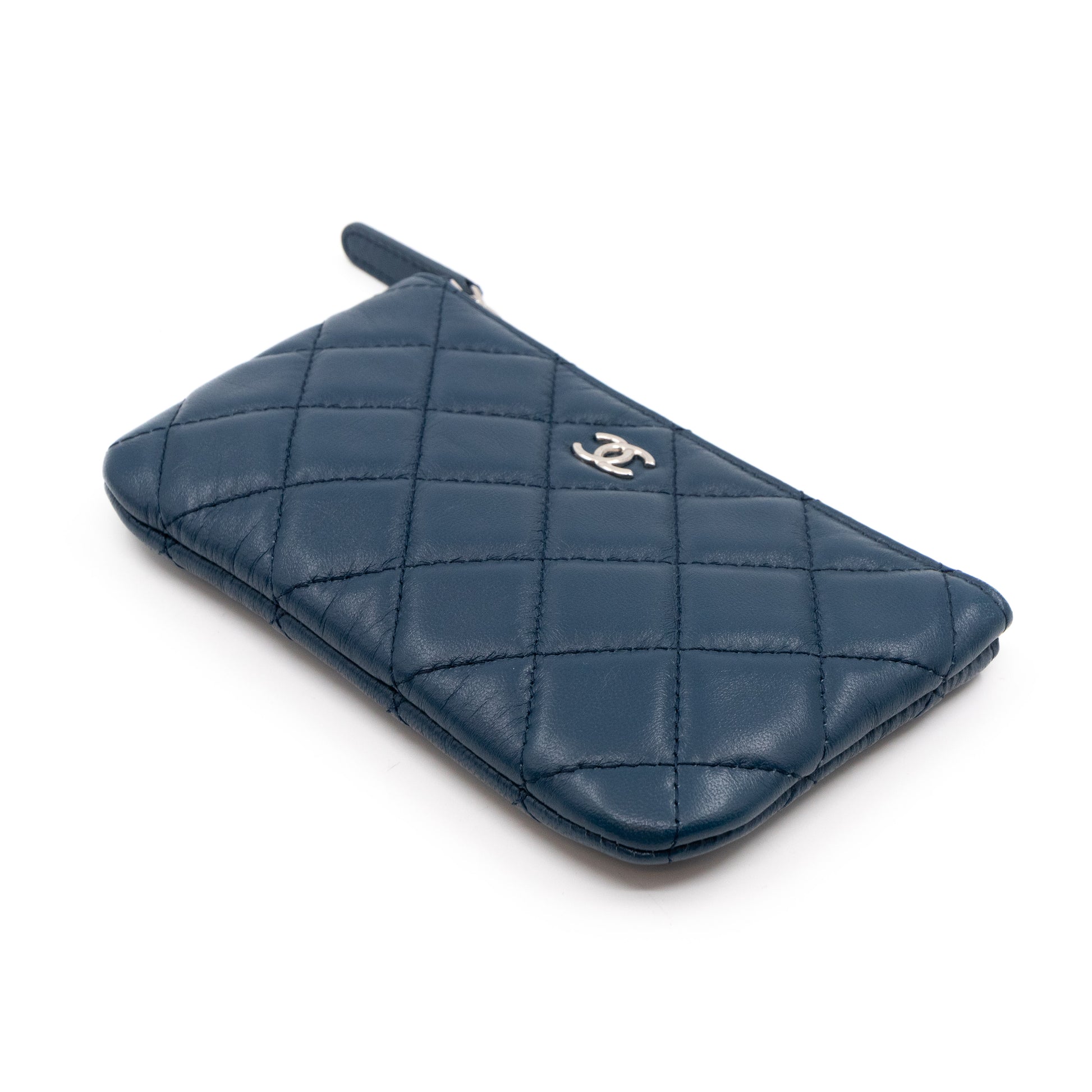 Classic Mini O Case Navy Blue Leather