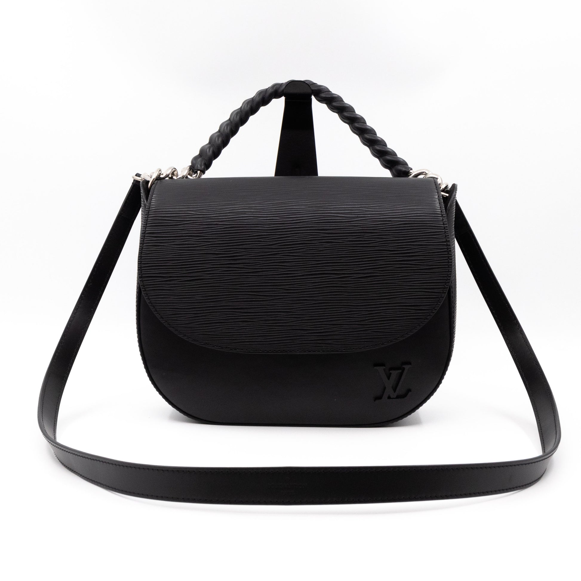 Louis Vuitton, Bags, Louis Vuitton Epi Luna Black Crossbody Purse With Silver  Hardware