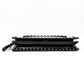 Rockstud Flap Clutch Black Patent Leather