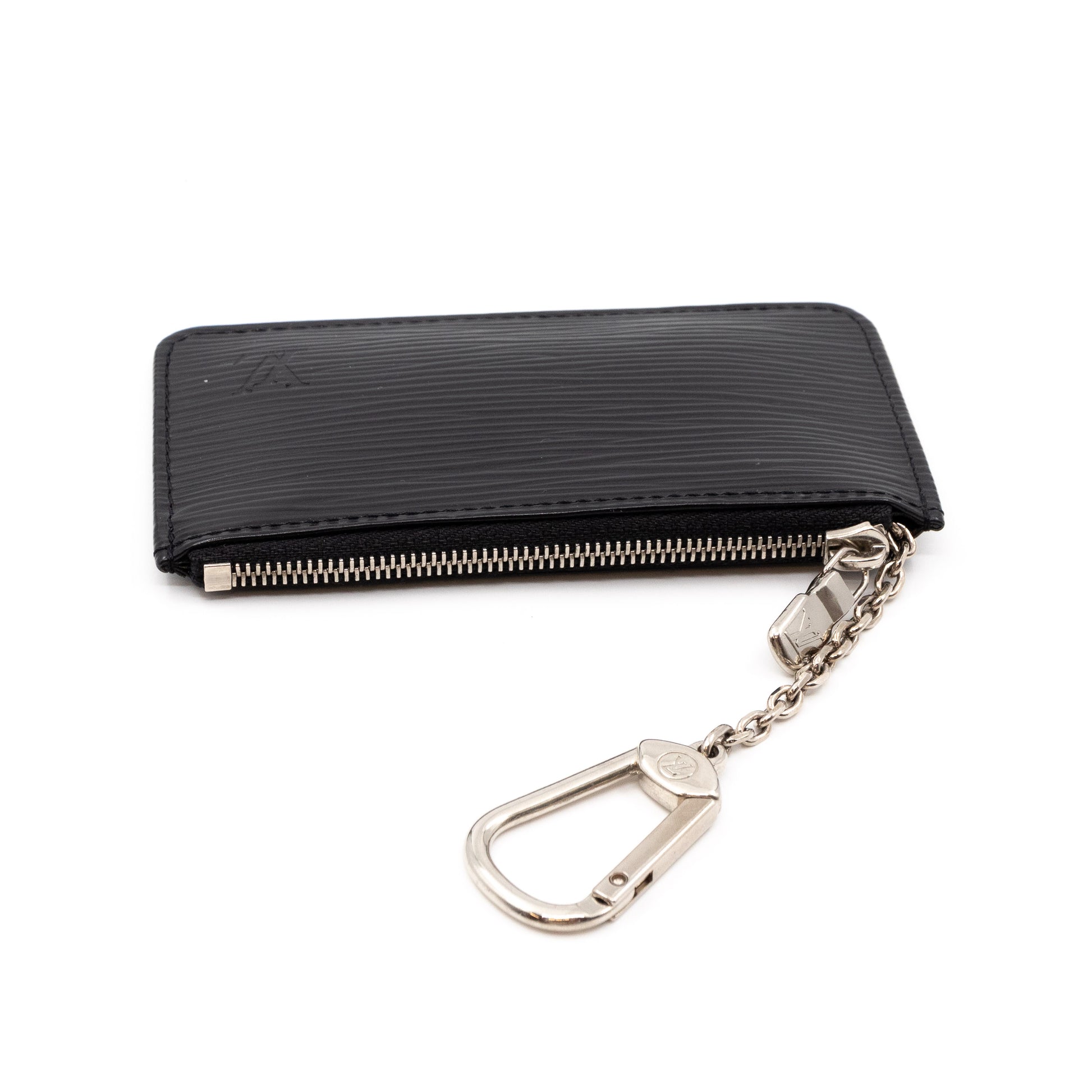 Louis Vuitton Key Pouch Epi Black in Epi Cowhide Leather with Silver-tone -  US