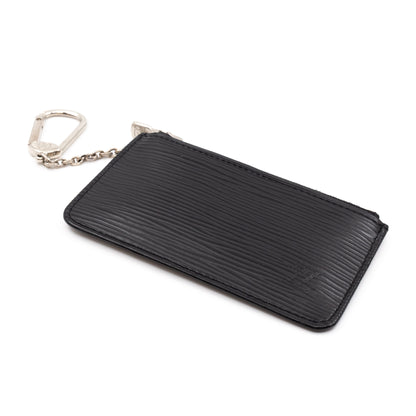 Key Pouch Epi Leather Black