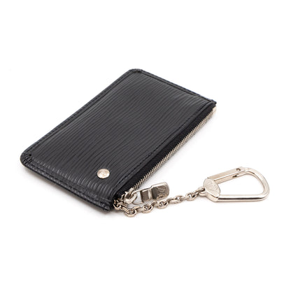 Key Pouch Epi Leather Black