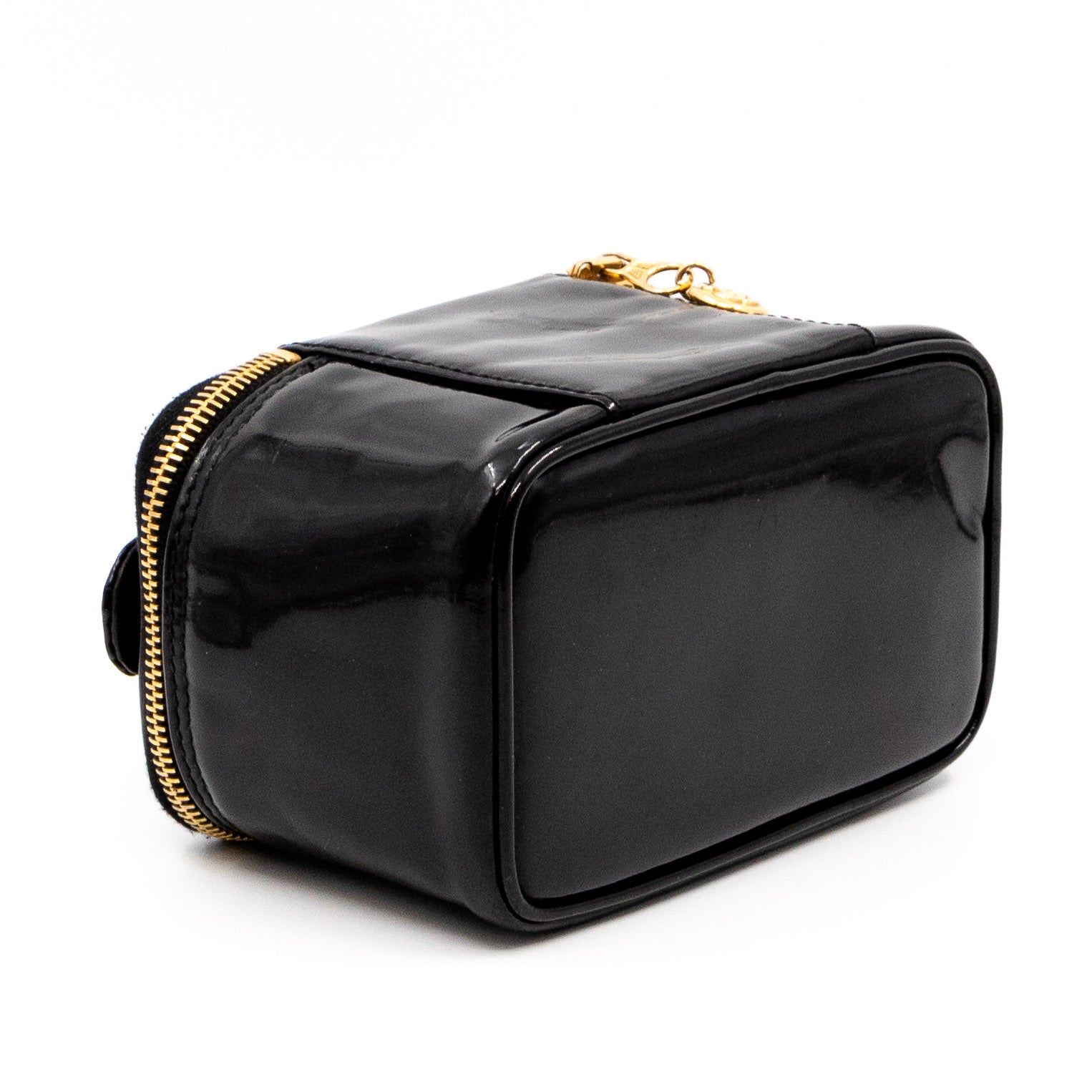 Small Vanity Black Patent Leather