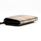 Crossbody Wallet Bag Check & Black Leather