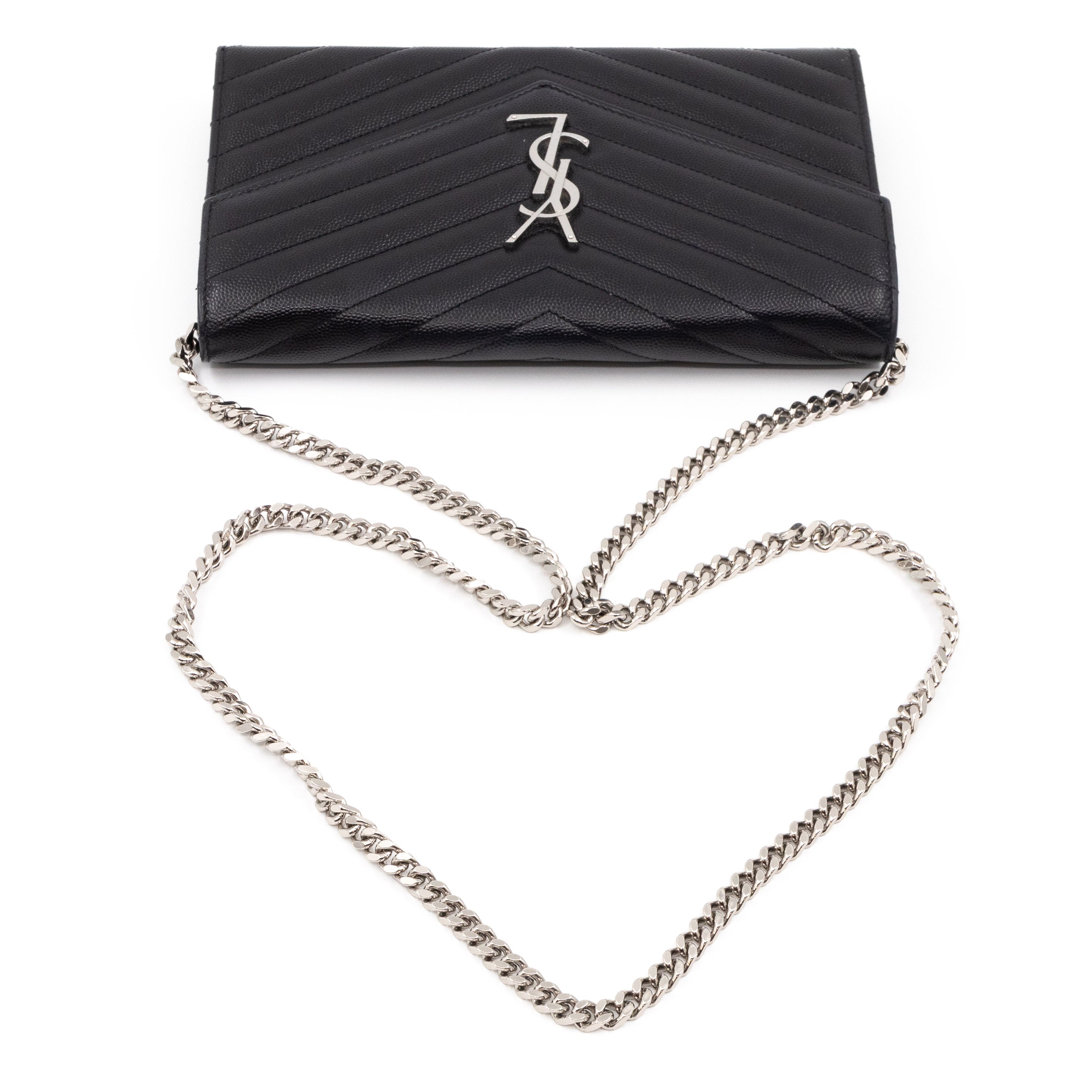 Ysl wallet on chain 9 hot sale