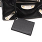 Mini City Metal Plate Black Leather
