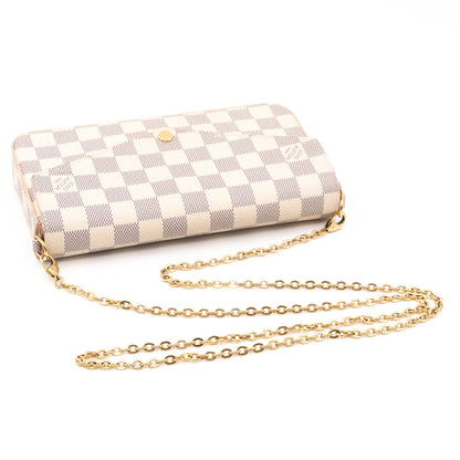 Pochette Felicie Damier Azur