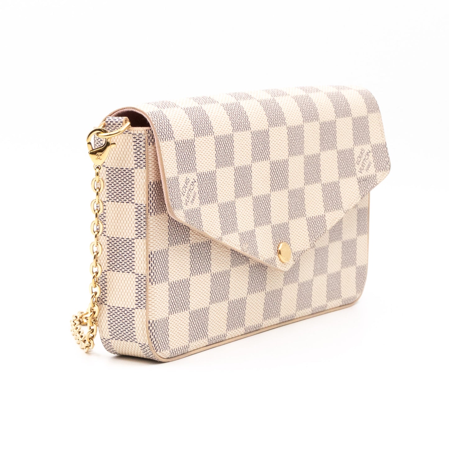 Pochette Felicie Damier Azur