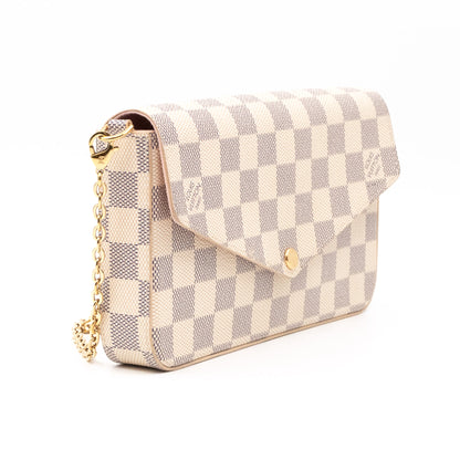 Pochette Felicie Damier Azur