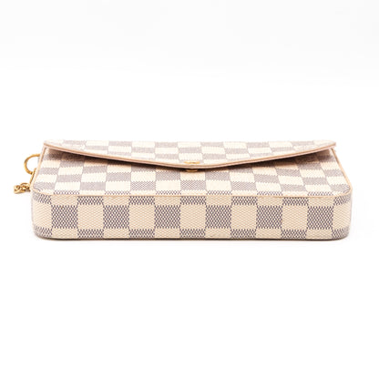 Pochette Felicie Damier Azur