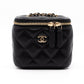 Small Vanity On Chain Black Leather