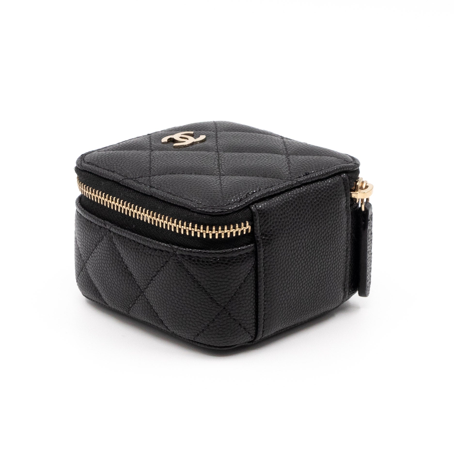 Classic Travel Jewelry Case Black Caviar