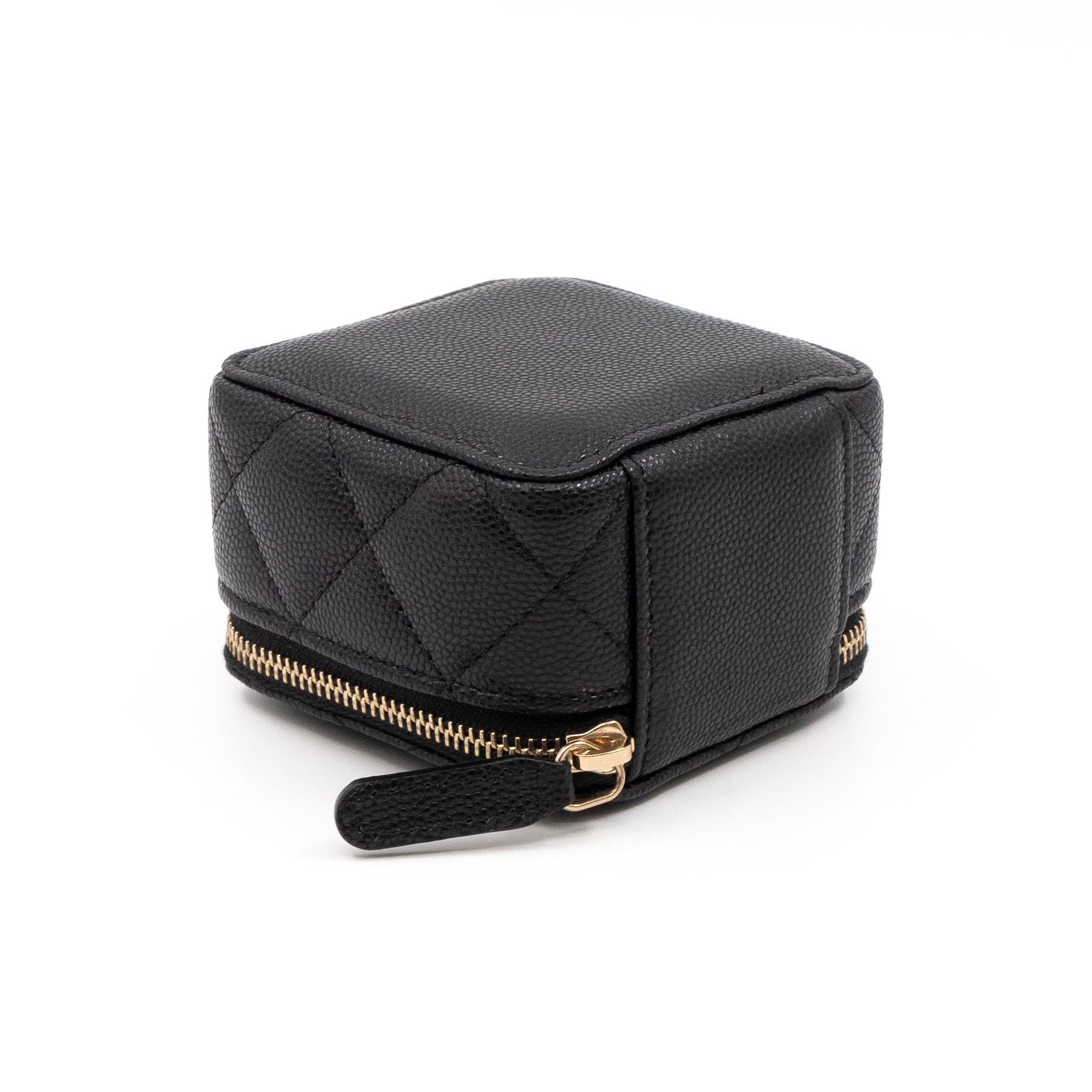 Classic Travel Jewelry Case Black Caviar