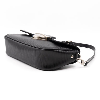 Pochette Montaigne Epi Leather Black