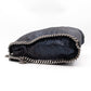 Falabella Fold Over Tote Blue Silver