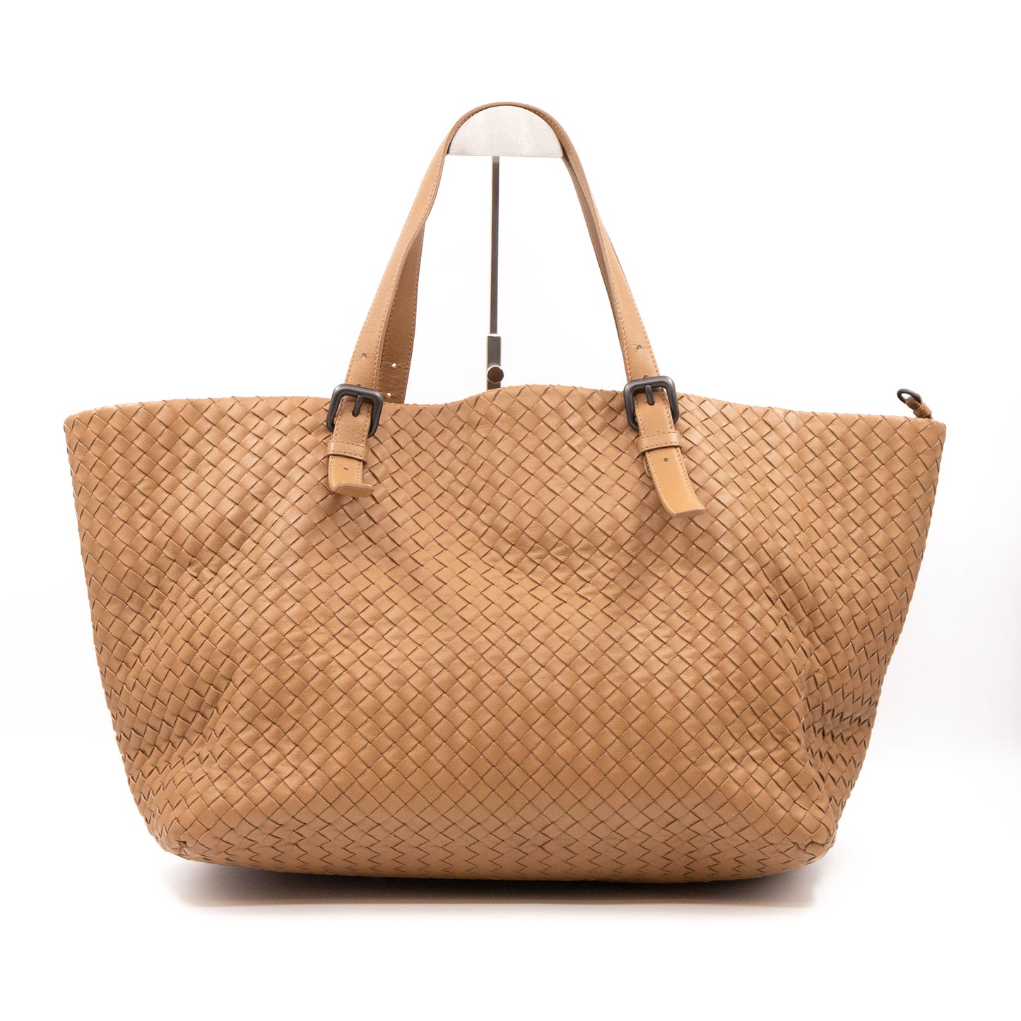 Cabat Tote Intrecciato Beige Leather