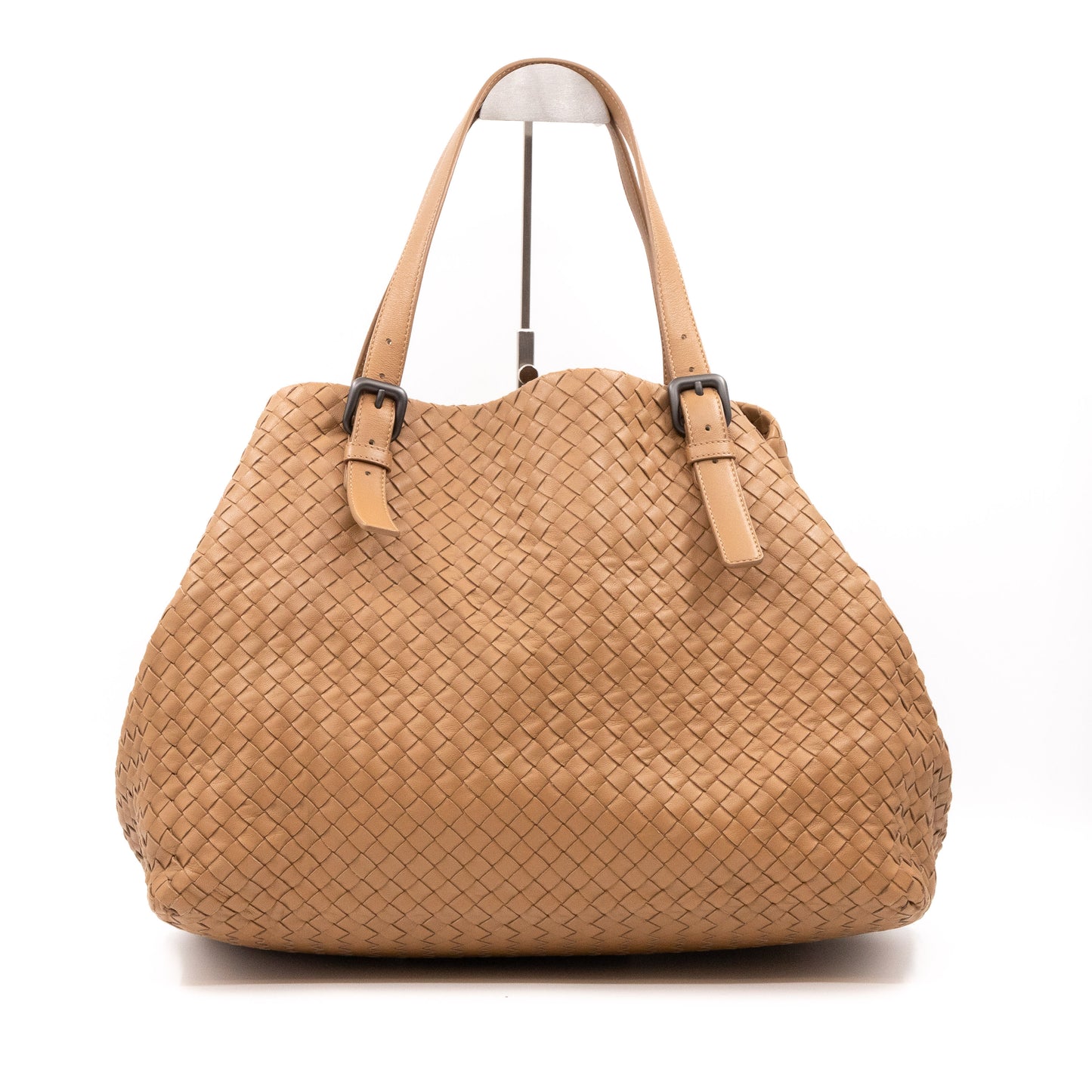 Cabat Tote Intrecciato Beige Leather