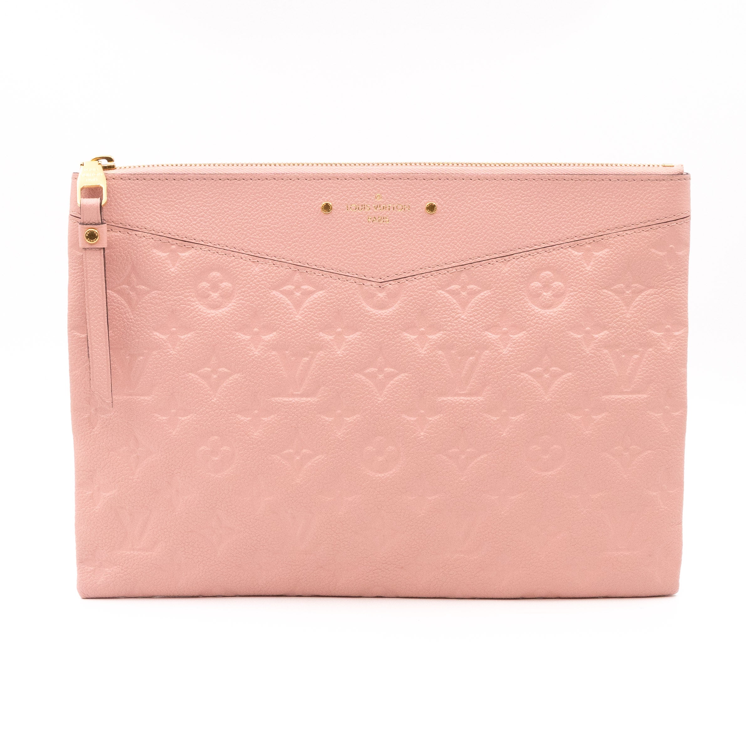 Daily Pouch Monogram Empreinte Rose Poudre