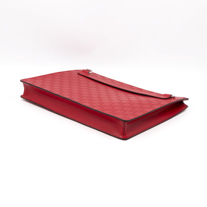 Slim Messenger Red Signature Leather